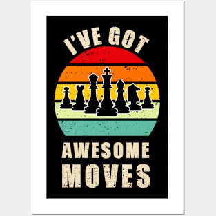 Funny Chess Player Awesome Moves Chess Player Posters and Art